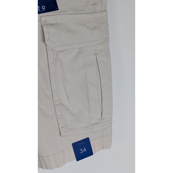 Apt 9 mens shorts 34" waist inseam 10.25" stretch cotton Premier New With Tags - Picture 9 of 10